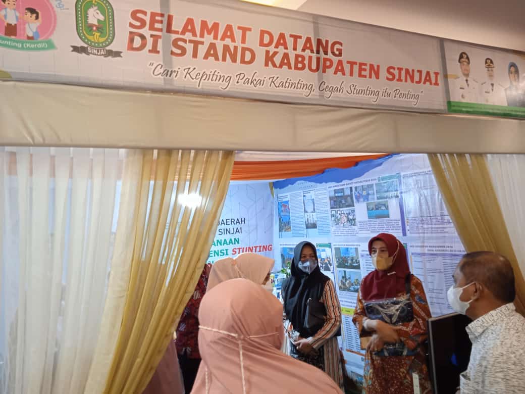 Wabup Sinjai Hadiri Pameran Lokus Stunting di Makassar