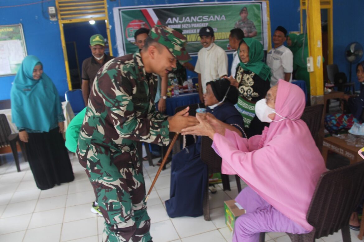 KUNJUNGAN DANDIM 1421 / PANGKEP ANJANGSANA WARAKAWURI DAN PANTI ASUHAN