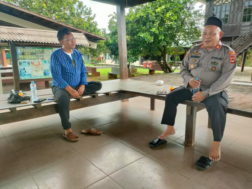 Kapolsek Ma’rang Pengkep Kunjungi Pondok Pesantren Sohwatul is’ad, Cegah Faham Radikalisme