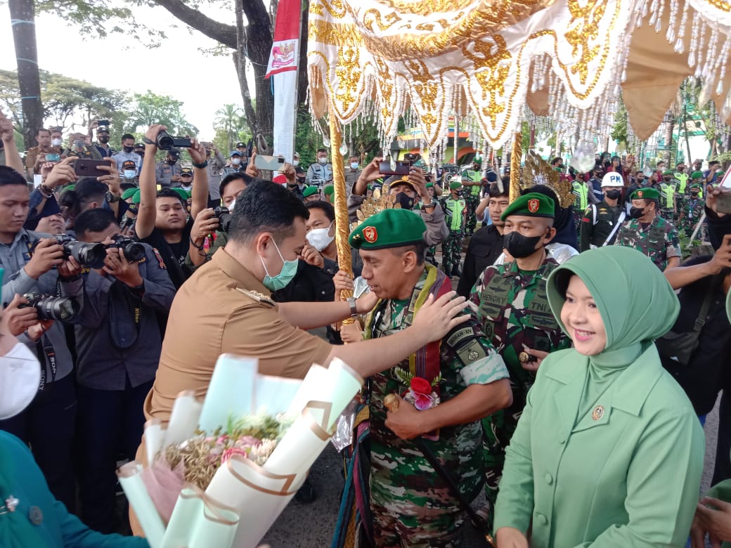 Kunjungan kerja Pangdam Andi Muhammad Bau Sawa Mappanyukki, SH., MH Ke Kodim 1421/Pangkep