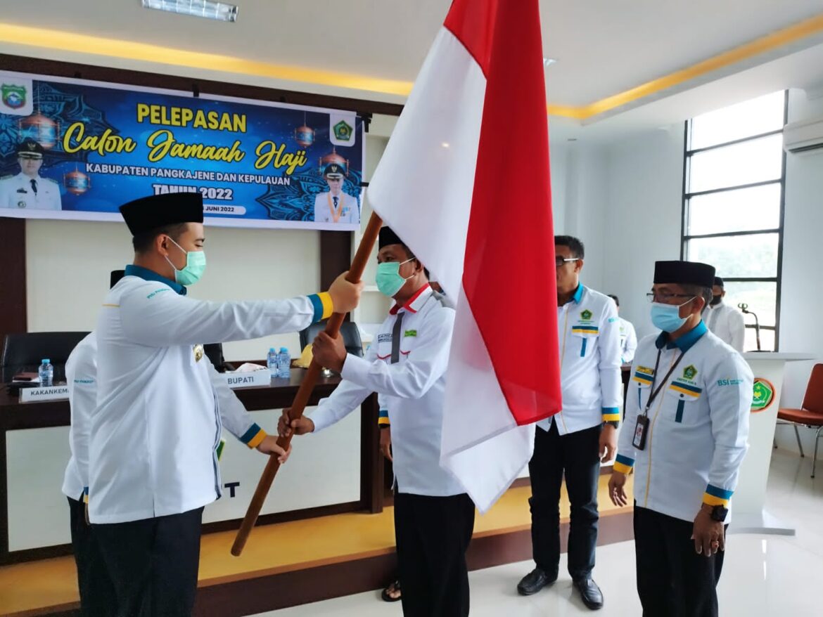 Pelepasan 138 CJH Pangkep oleh Bupati Pangkep MYL