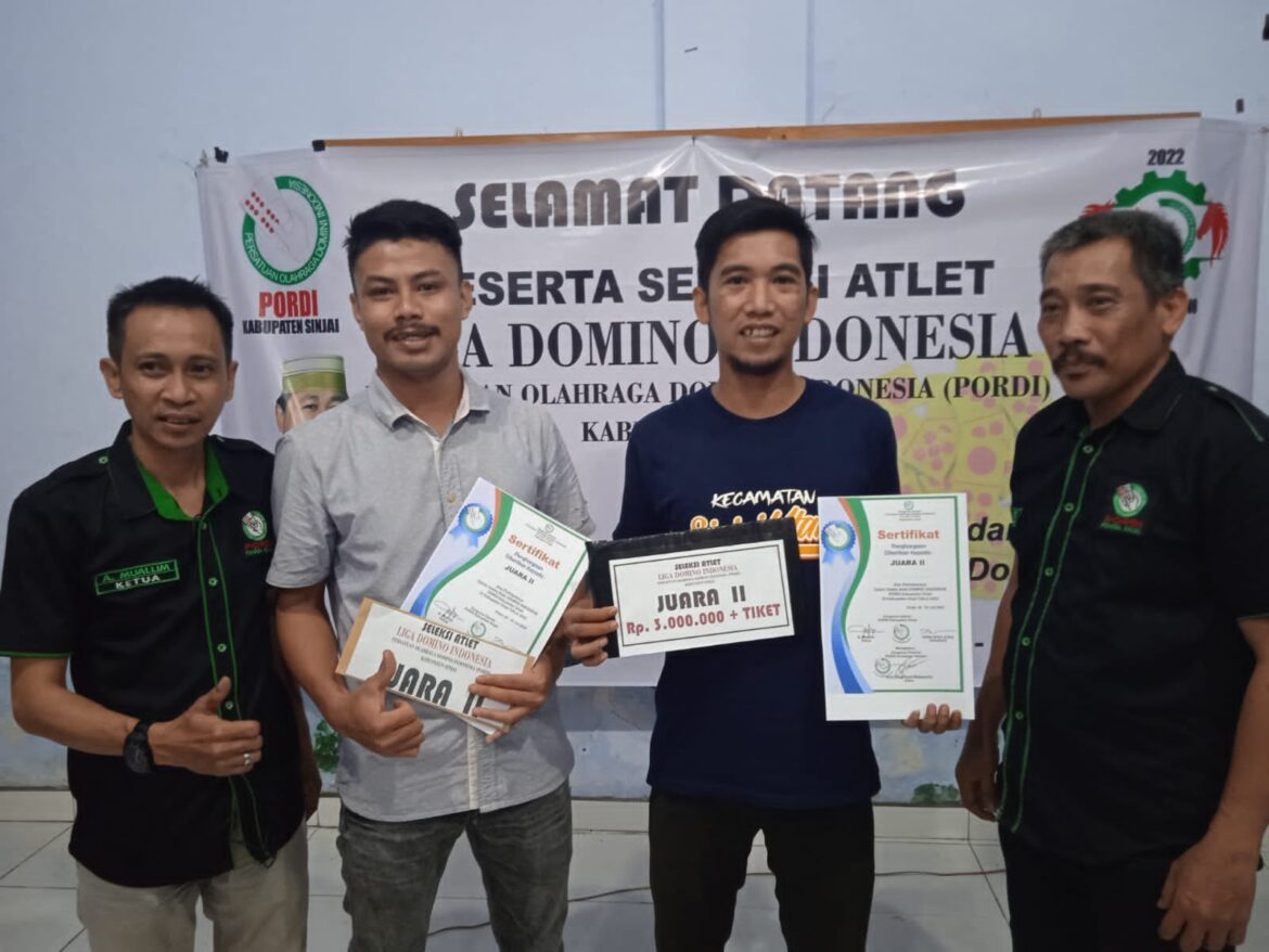 TIM GARDU NOT SINJAI BERHASIL MERAIH KE TIKET LIGA DOMINO PROVINSI