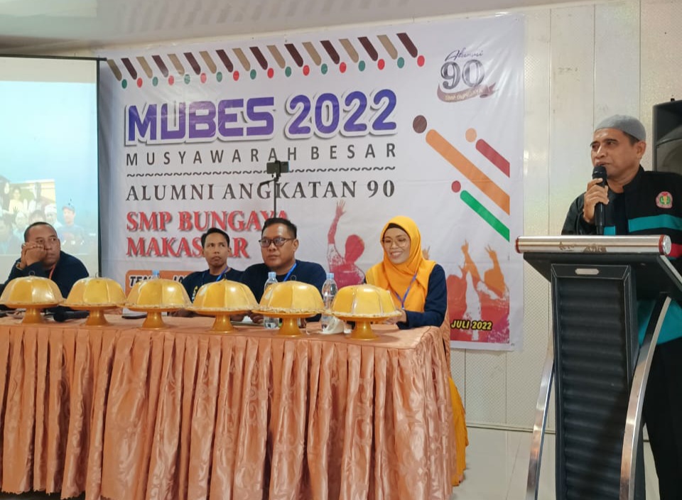 Alumni SMP BUNGAYA angkatan 90 sukses mengadakan musyawarah besar 