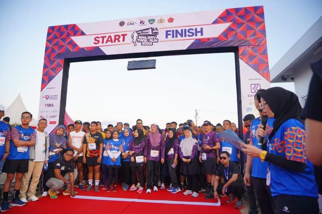 BPKA SULSEL GELAR  EVENT  LARI BERTAJUK RAILWAY TRAIL RUN 2022