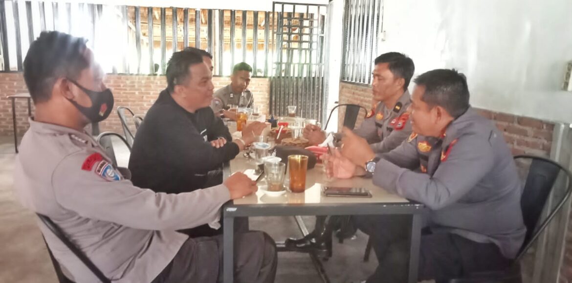 Tindak Lanjut Program Kapolres Sidrap, AKP, A. Mappahaerul Giat Ngopi” Sejumlah Media