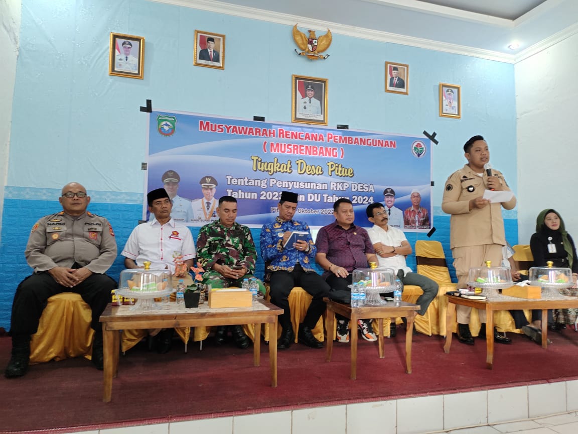 Kapolsek Ma’rang AKP Sunardi, SH, MH., Hadiri Musrenbang Desa Pitue, Penetapan RKP Desa Tahun 2022 dan DU-RKP Tahun 2023