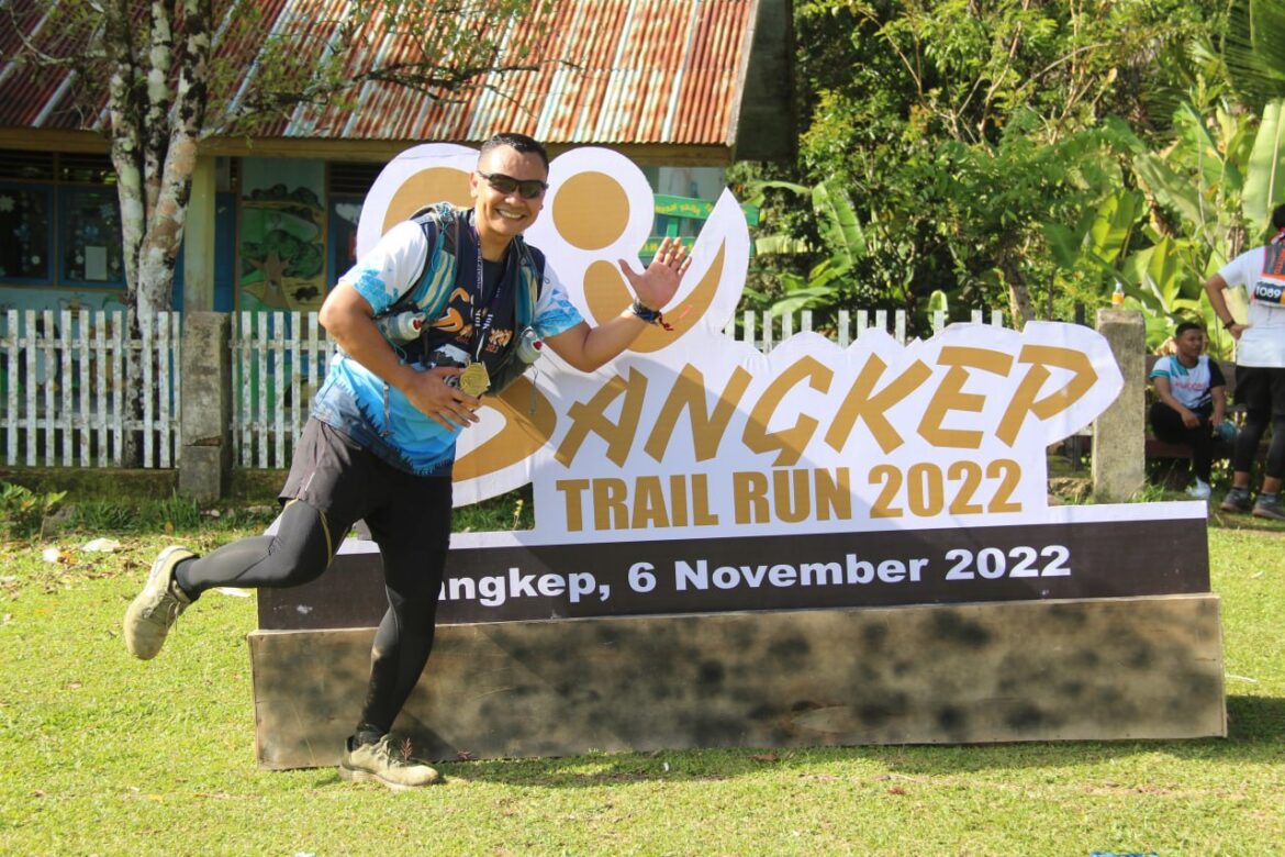 Dandim Pangkep Jajal Rute Pangkep Trail Run 2022 bersama 200 pelari