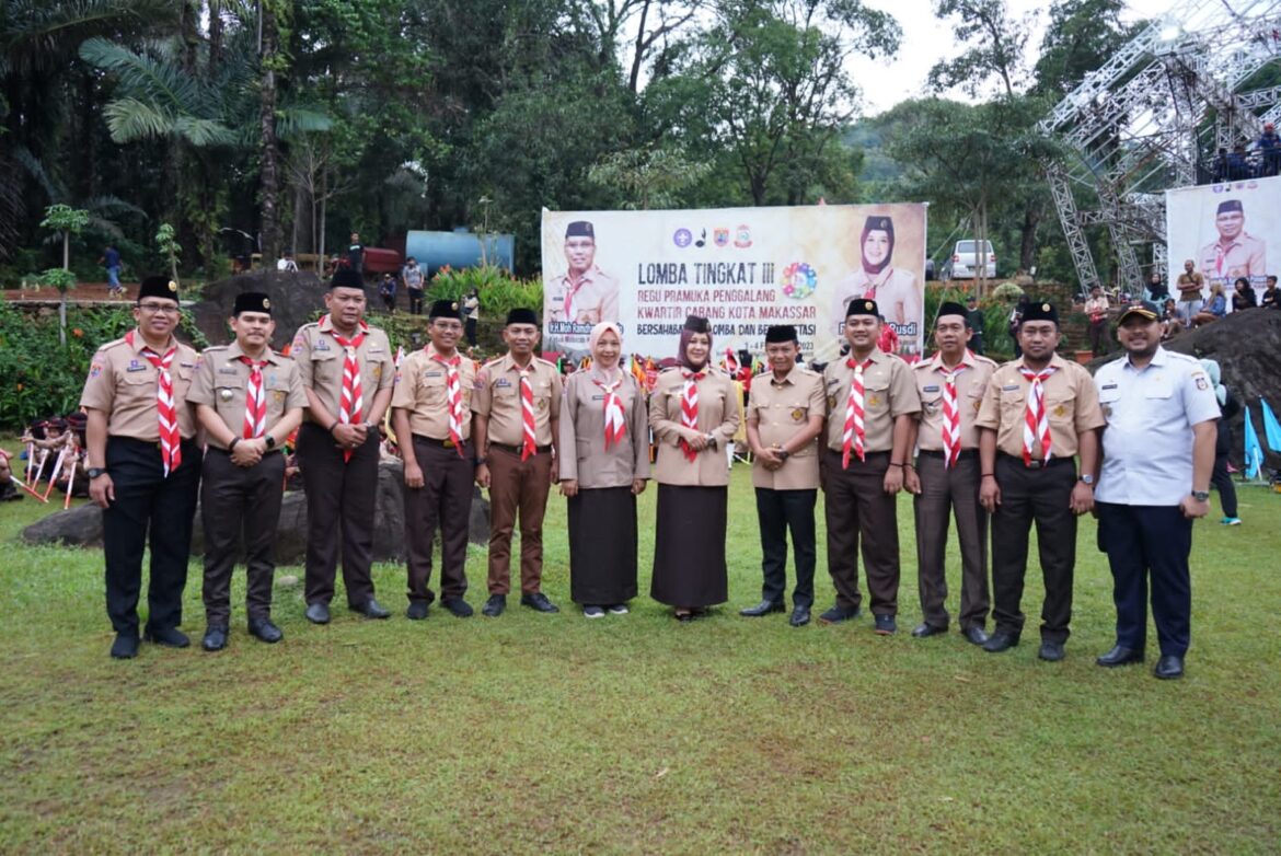 Camat Rappocini Hadiri  Pembukaan Lomba Tingkat III Regu pramuka Penggalang Kwartir