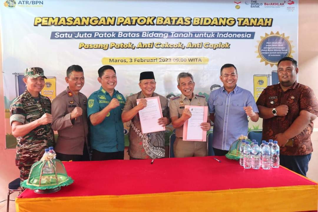 BPN Maros Lakukan Kegiatan GEMPATAS di Kecamatan Mallawa