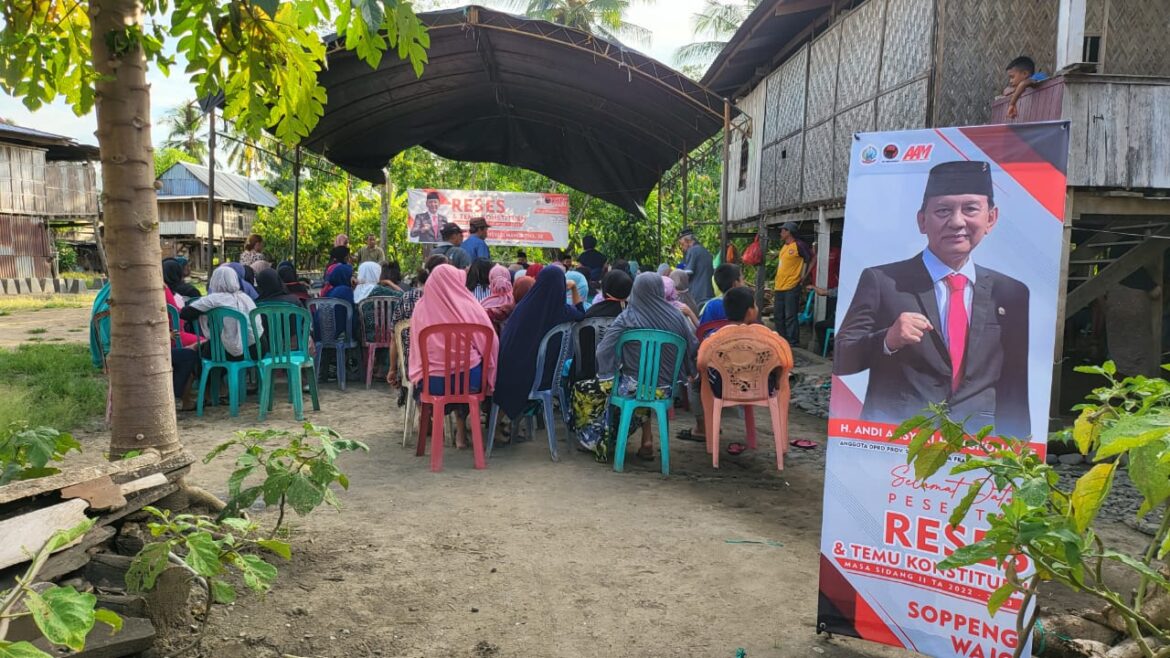 Reses di Lompulle Masyarakat Minta Embung- Embung Hingga Jalan Tani