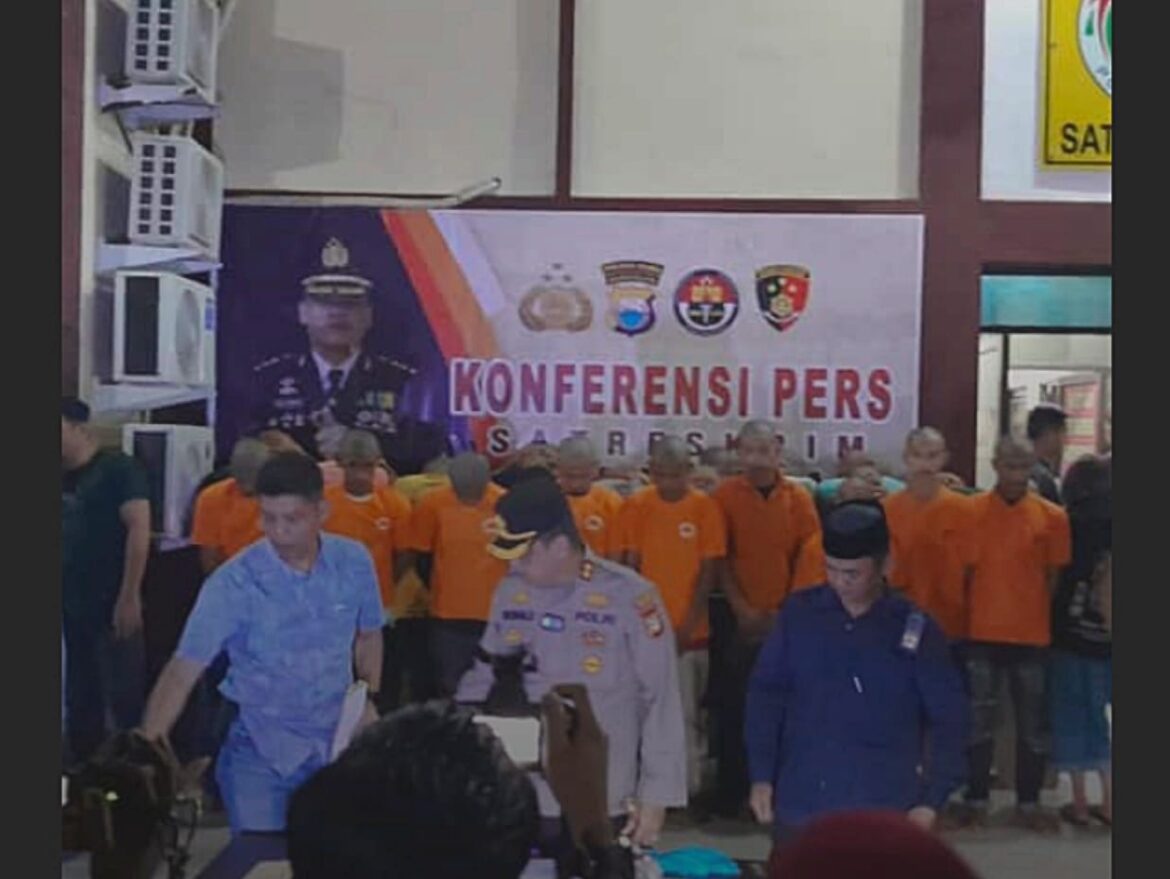 Akhirnya Geng Motor Yang Menyerang Warga Dibekuk Jatanras Polres Gowa