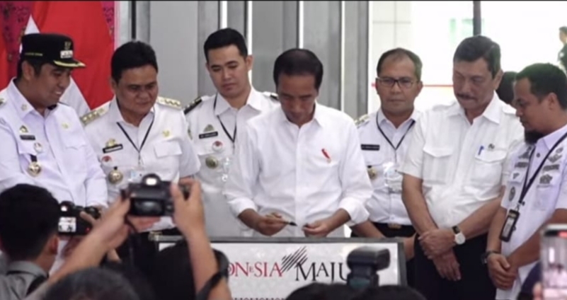 Jalur Kereta Api Makassar-Parepare di Resmikan Oleh Presiden Jokowi