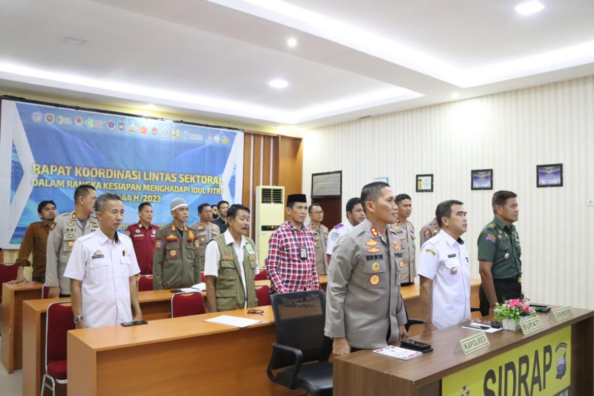 Rakor Lintas Sektoral, Kapolres Sidrap: Diharapkan Jadi Pedoman dan Petunjuk Menghadapi Perayaan Idhul Fitri 