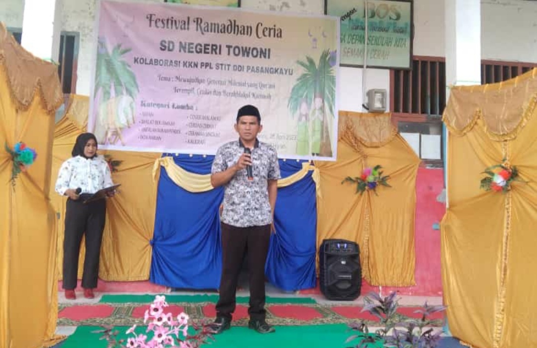 Pembukaan Festival Ramadhan Ceria SDN Towoni Dengan Mewujudkan Generasi Milenial