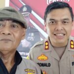 Potret Muhidin (Kiri) bersama Kapolres Gowa (Kanan)