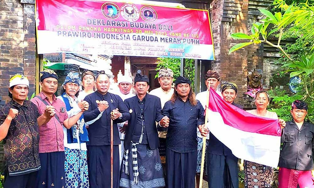 Pasca Deklarasi Galunggung, Prabowo Didaulat sebagai Bapak Budaya Indonesia oleh Budayawan Bali