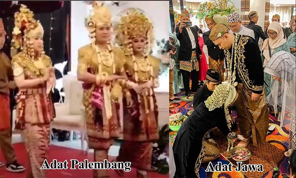 Acara Resepsi Pernikahan Anggie Pratama Lalengke Padukan Budaya Jawa dan Palembang