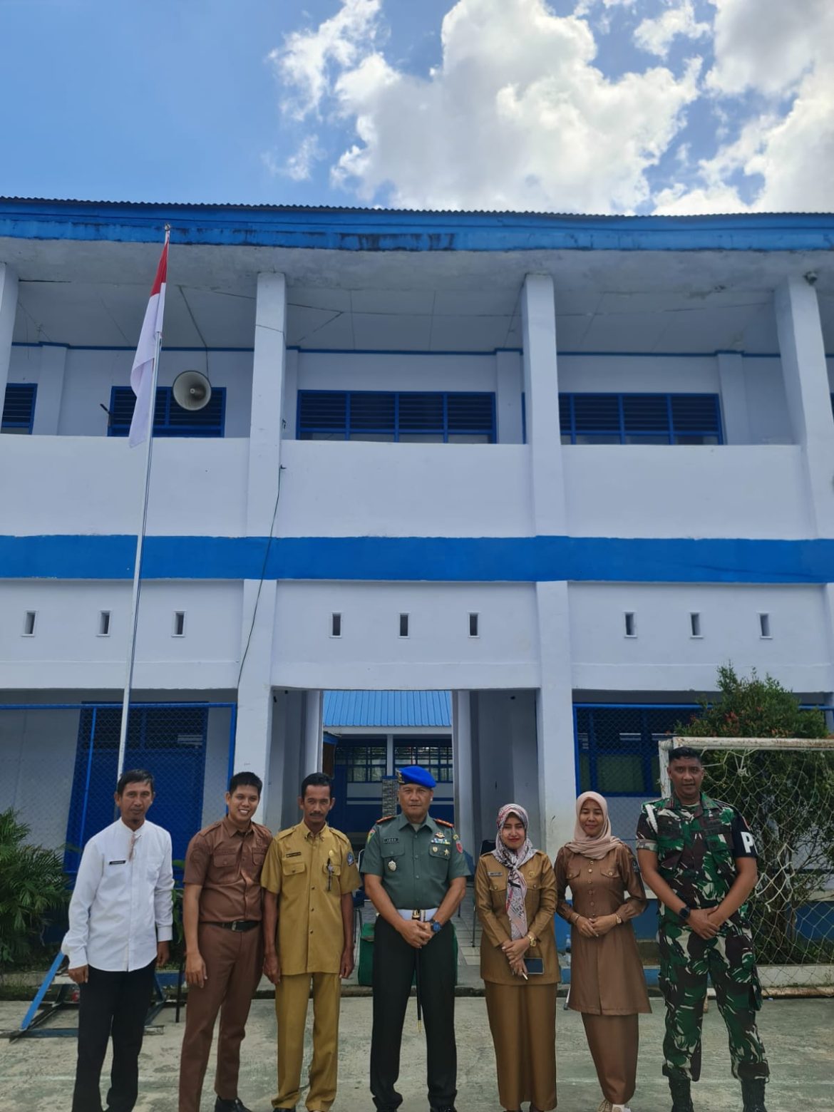 Denpom XIV/1 Bone Giat Kunjungan Pembelajaran Di SMPN 4 Watampone