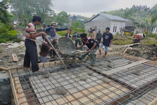 Pembangunan Plat duicker sudah Mamasuki Pengerjaan 45 persen