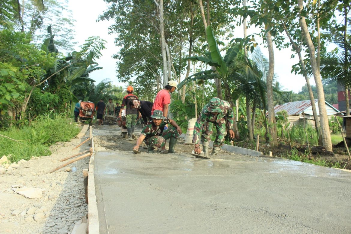 Pengerjaan Rabat Beton Terus Dikebut Sampai Kelar