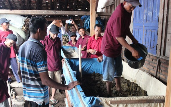 Launching Pembuatan Pupuk Organik Dari Kotoran Sapi di 30 Lokasi Kabupaten Blora   