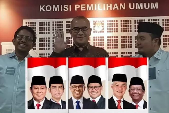 KPU Bakal Undi Nomor Urut Capres Anies,Ganjar dan Prabowo Malam Ini