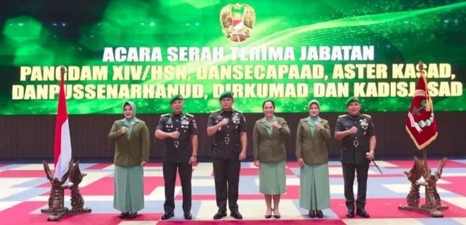 Resmi Jenderal Bobby Komandan Secapad TNI Baru Sebulan, Kini Dilantik Jabat Pangdam Hasanuddin