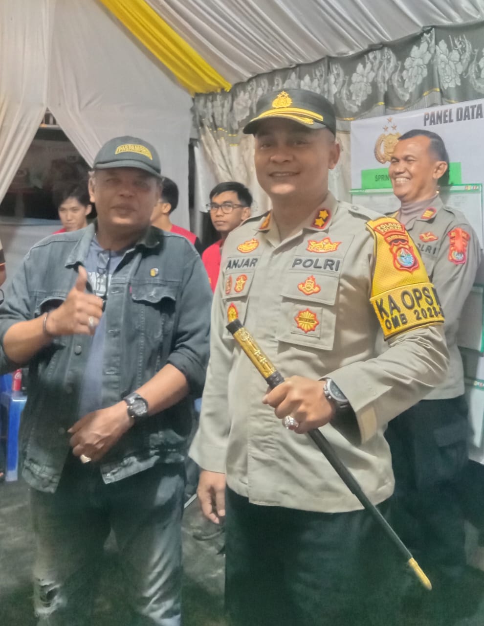 Kapolres Polman Cek Pospam Dan Pos Posyan Pastikan Kesiapan Personel Operasi Ketupat Marano 2024