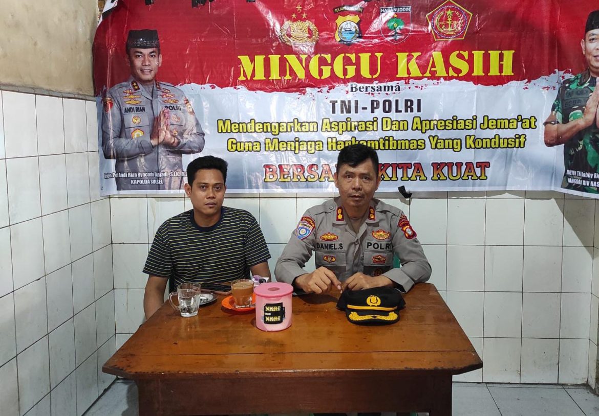 Antusias warga kel. maricaya sambut giat Minggu Kasih Polda Sulsel