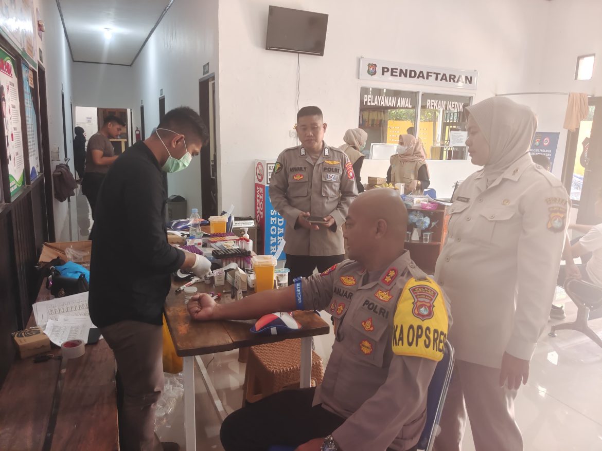 Rikkes Berkala, Kapolres Polman: Kita Pastikan Kondisi Kesehatan Personel Tetap Terjaga