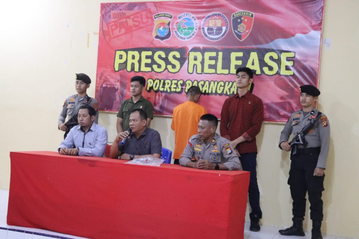 Press Release Sat Reskrim Polres Pasangkayu Kasus Pencabulan Dibawah Umur