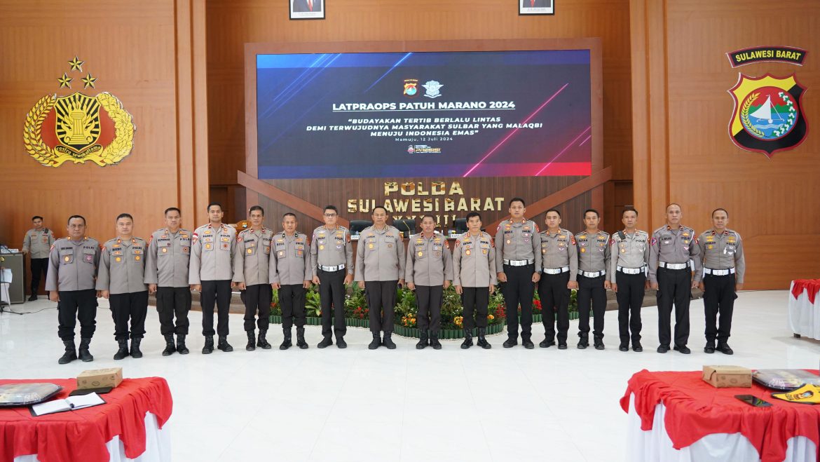 Latpra Ops Patuh Marano 2024, Wakapolda Sulbar : Budaya Tertib Berlalu Lintas Jangan Sekedar Logo