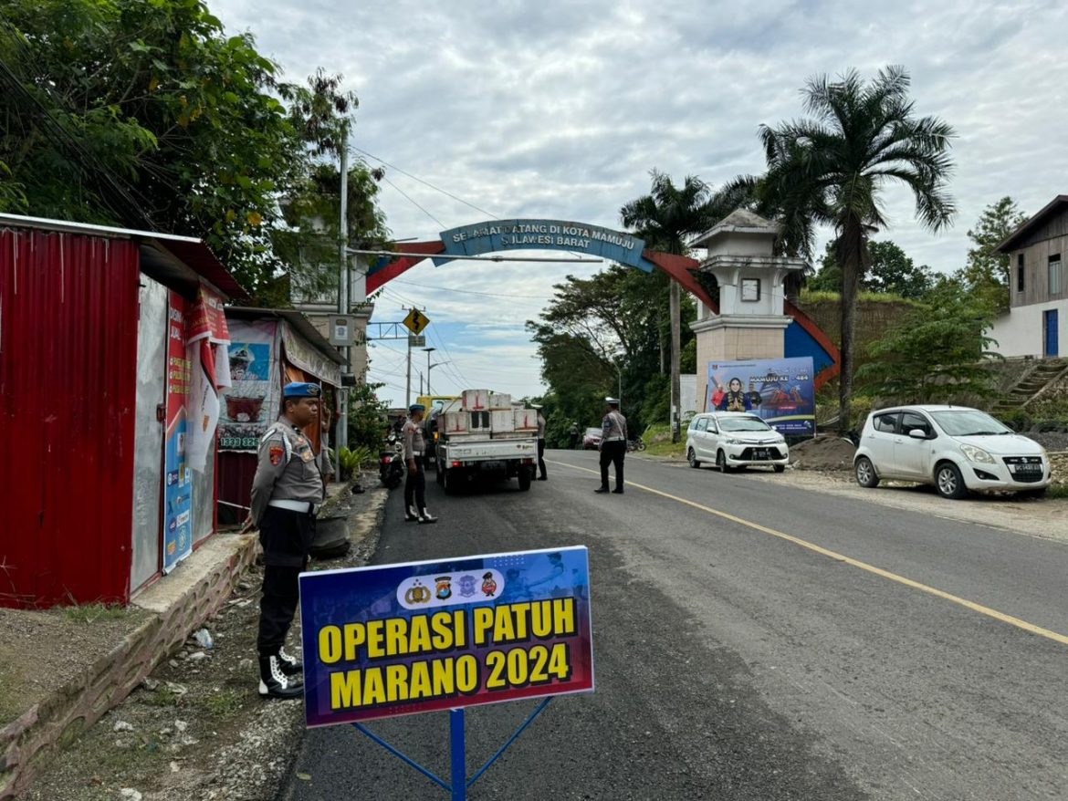 Ditlantas Polda Sulbar Langsung Intensifkan Operasi Patuh, Hari Kedua Ratus Kendaraan Sudah Kena Tilang