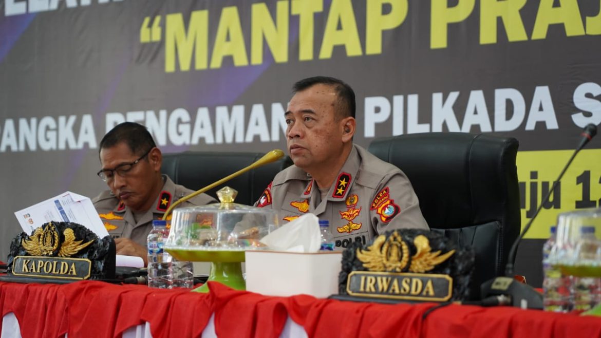 Polda Sulbar Gelar Latpraops Mantap Praja Marano 2024, Siap Wujudkan Pilkada yang Aman Dan Lancar