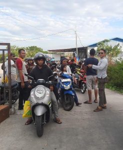 Cegah tindakan kriminal terhadap pengunjung pelabuhan untia petugas lakukan razia di gerbang masuk pelabuhan