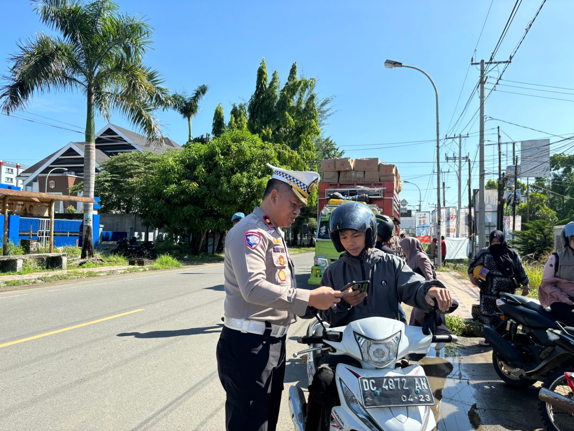 Hari Ke-3 Operasi Zebra Marano 2024, Ditlantas Polda Sulbar Tindak 23 Pelanggar