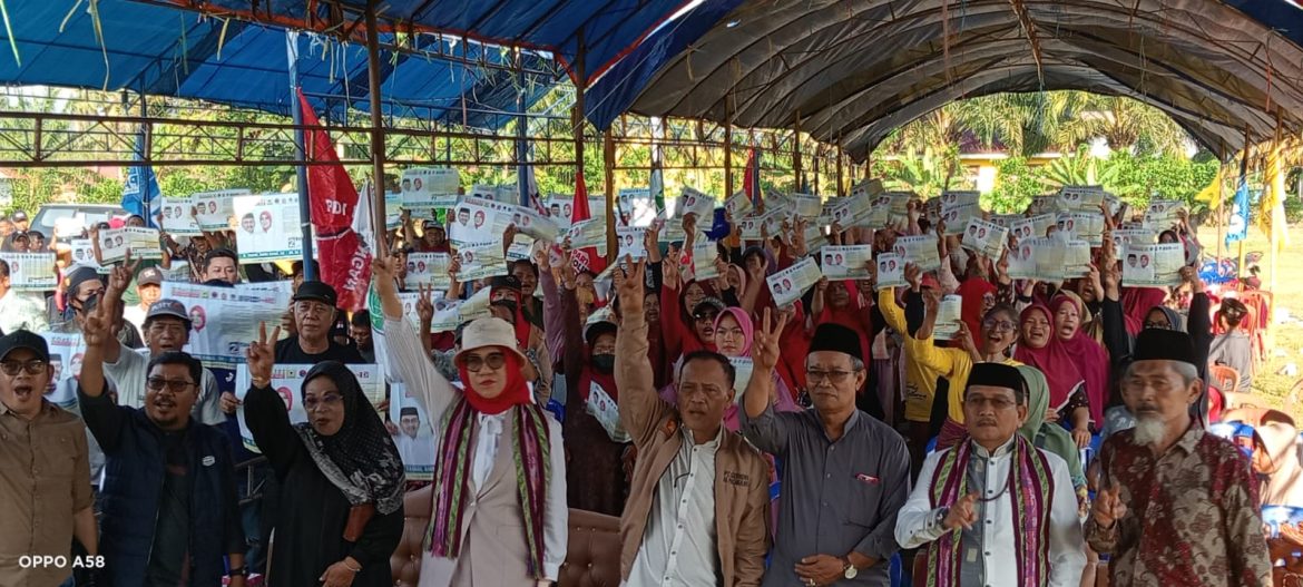 Yaumil-Herny Sampaikan Capaian Pembangunan Di Masa Pemerintahanya