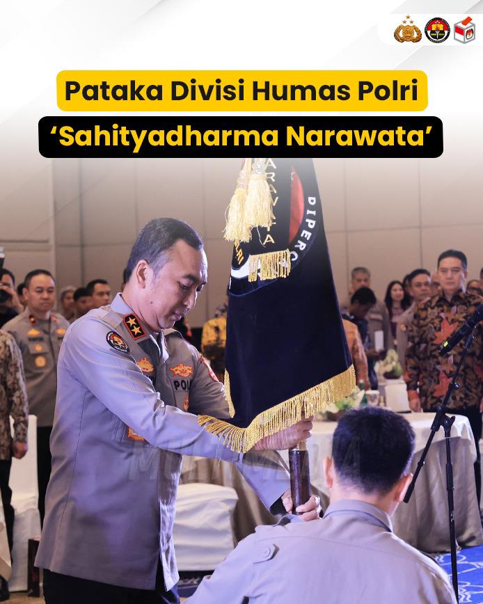 HUT Yang Ke-73 Humas Polri Resmikan “Sahityadharma Narawata”