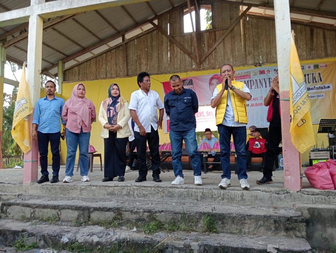 Sebelum Masa Tenang Yaumil-Herny Kampenye Tatap Muka Di Desa Lilimori Dan Disambut Ratusan Warga