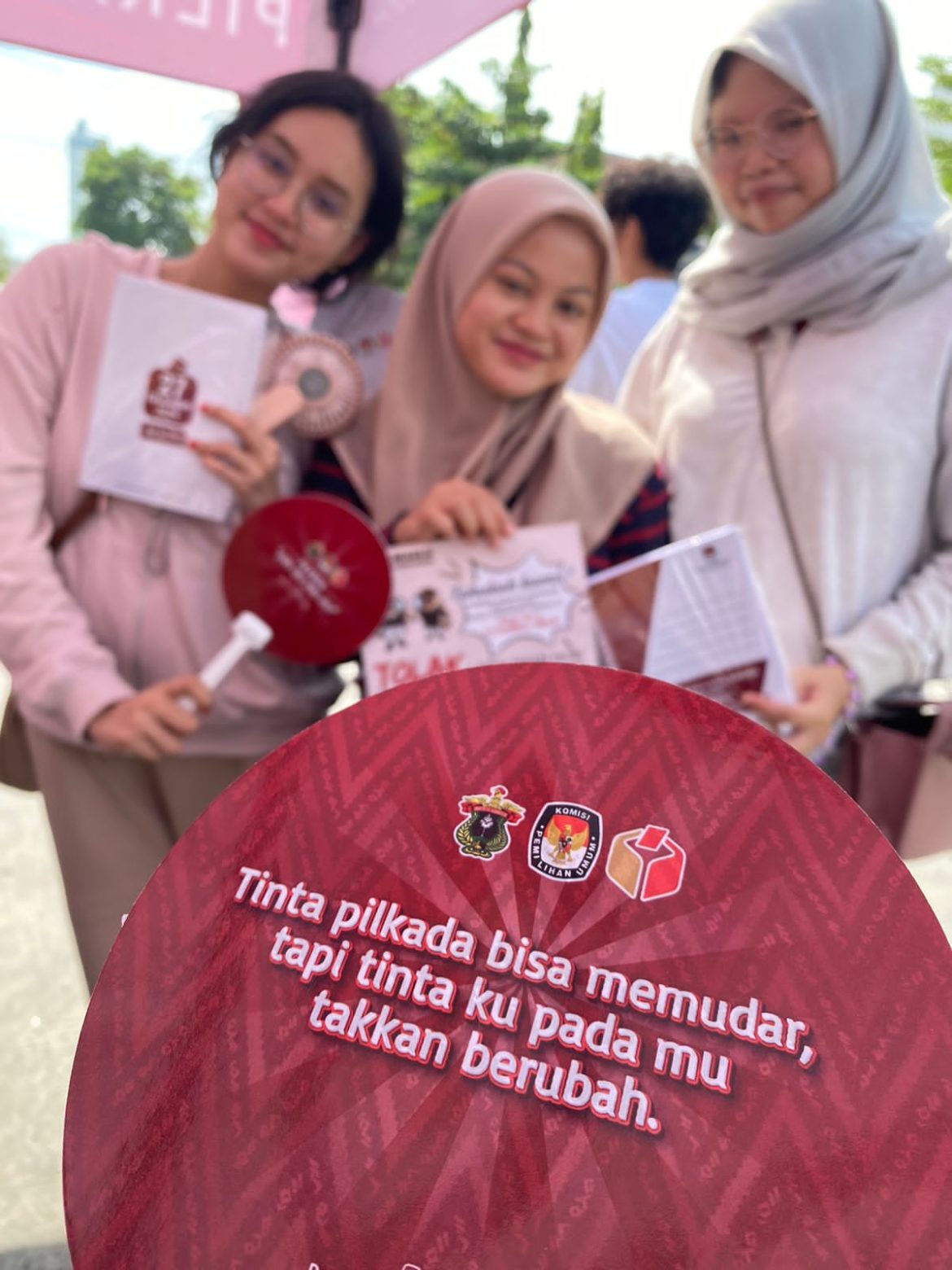 Fisip Unhas Gelar Sosialisasi Pilkada Damai di CFD Boulevard 