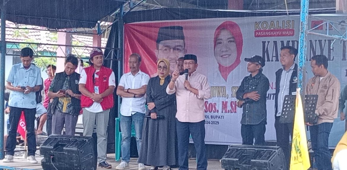 Paslon Yaumil-Herny, Untuk Kecamatan Lariang Tahun Depan Jalan Rusak Segera Di Aspal