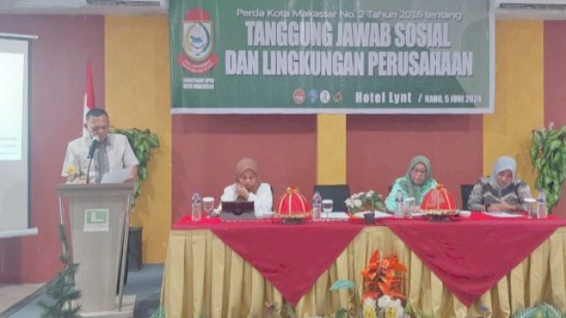 Anggota DPRD Makassar Azis Namu Bicara Tanggung Jawab Perusahaan ke Masyarakat