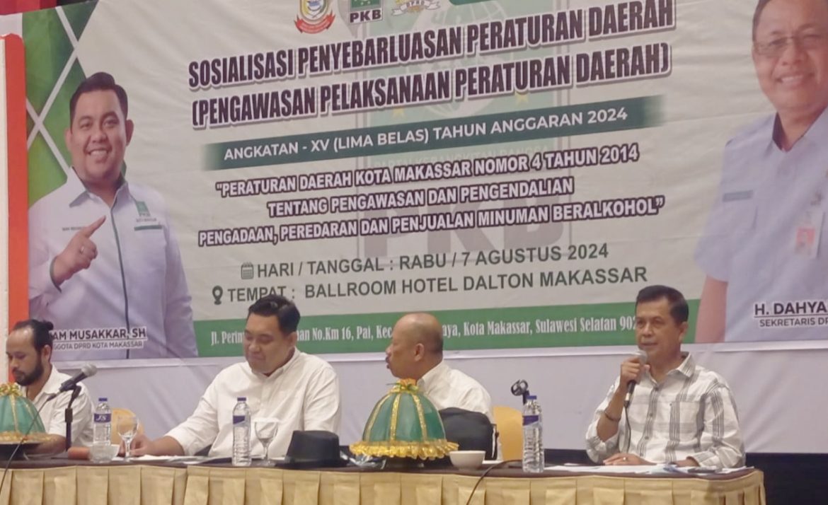 Imam Musakkar Soroti Peredaran Minol Ilegal : Tidak Boleh Dijual Bebas!