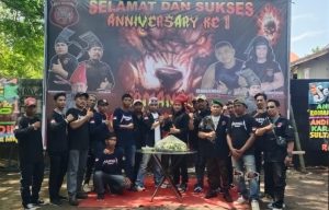 Rayakan Anniversary 1 Komando Paku Terbang Siluman. Anto Mappokoe : Jaga Marwah Organisasi