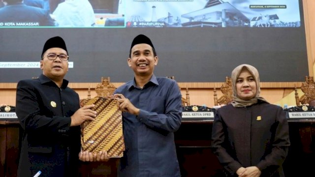 4 Ranperda Diketok, Paripurna Terakhir Anggota DPRD Makassar Periode 2019-2024 Khidmat