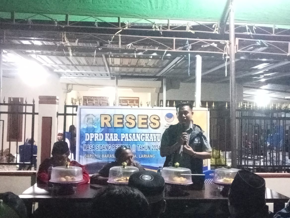 Reses Perdana, Muh Dasri Siap Kawal Keluhan Warga Kecamatan Baras