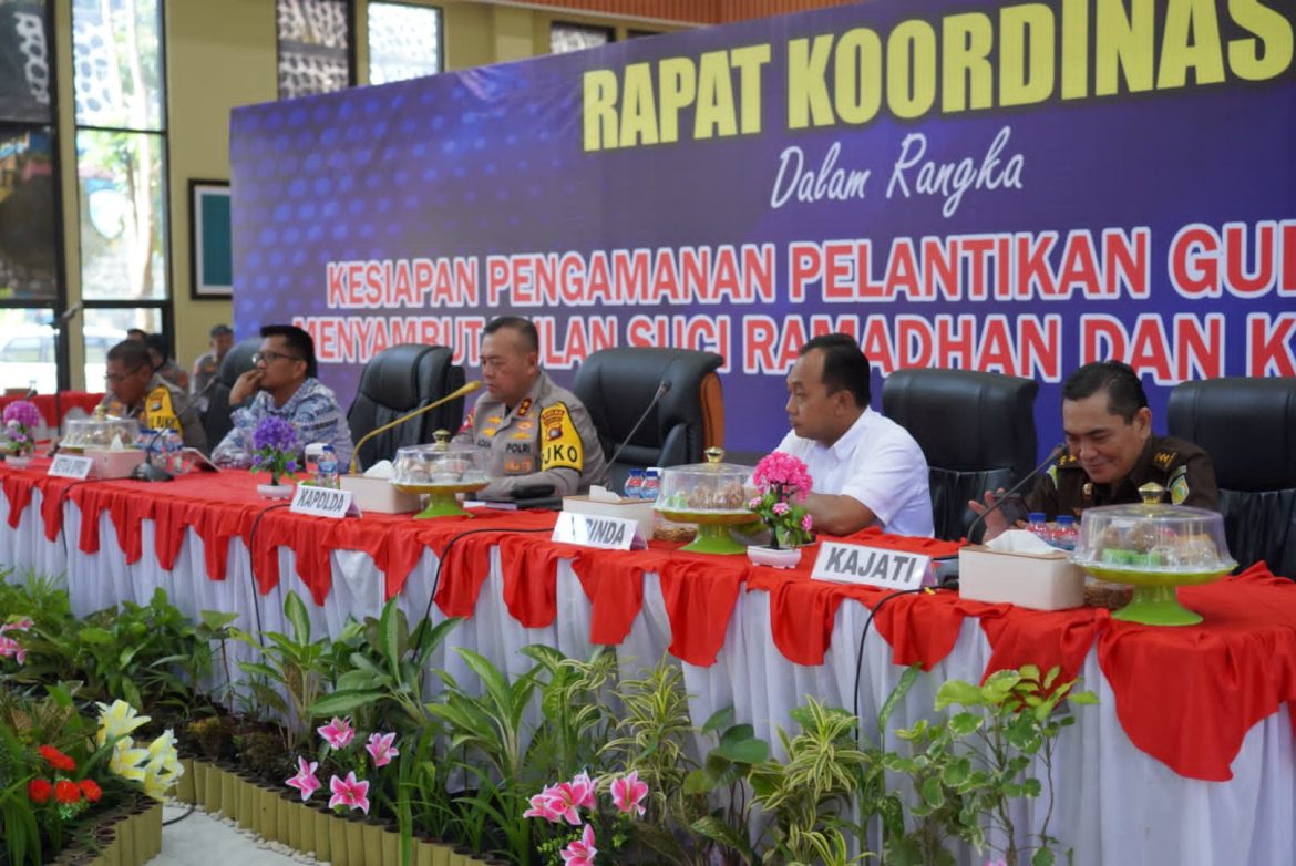 Kapolda Sulbar Pimpin Rakor Tiga Agenda Prioritas: Pelantikan Gubernur, Ramadhan Dan Ketahanan Pangan