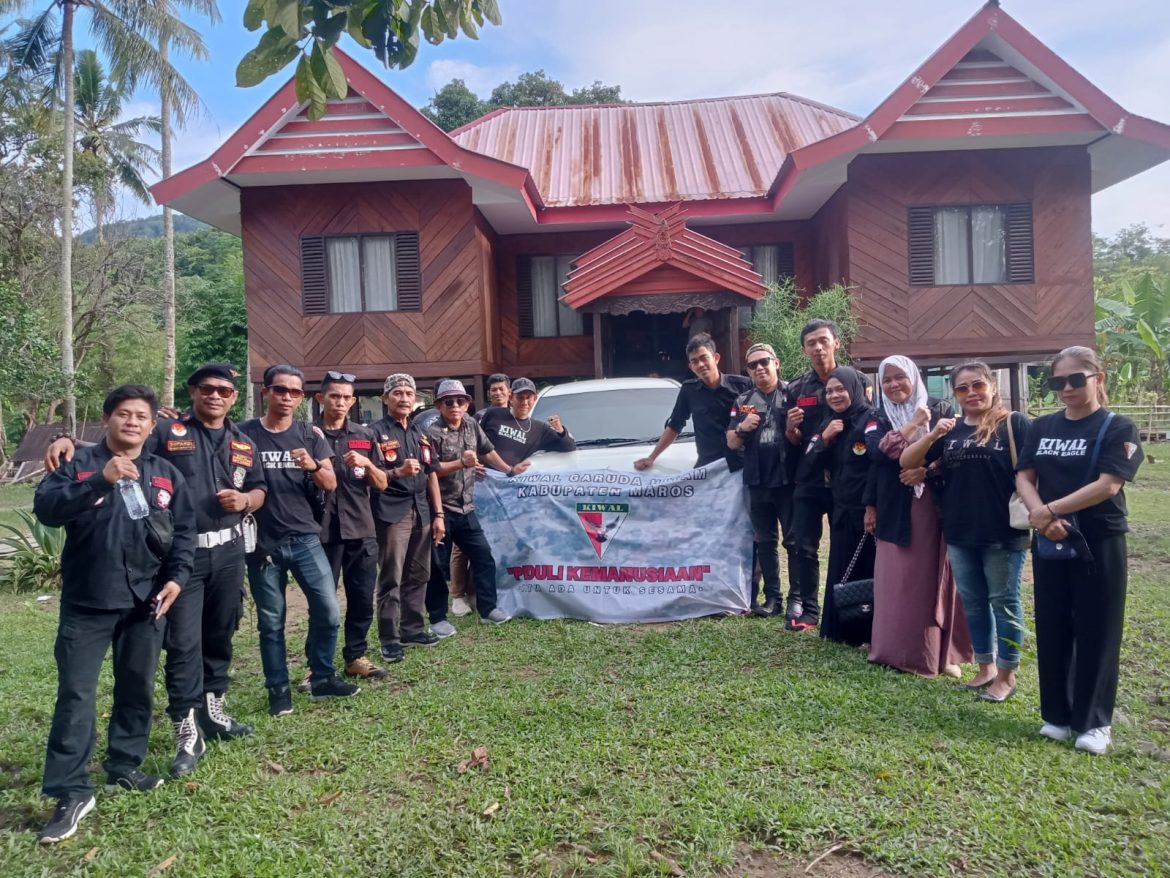 MPC KIWAL GARUDA HITAM Kabupaten Maros Peduli Korban Banjir