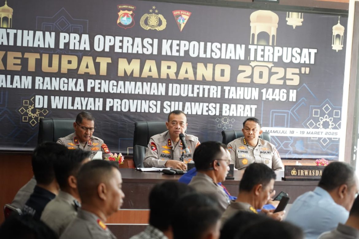 Kapolda Sulbar Buka Latihan Pra Operasi Ketupat Marano: Siap Amankan Lebaran!    